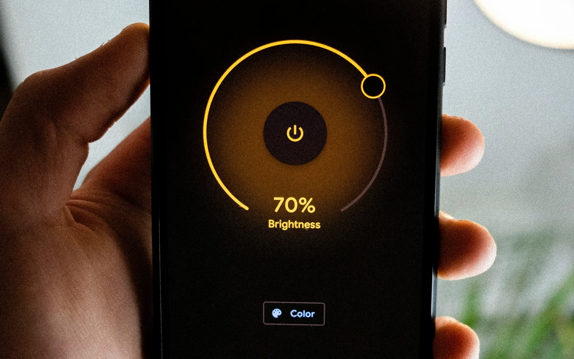 Smart home control interface